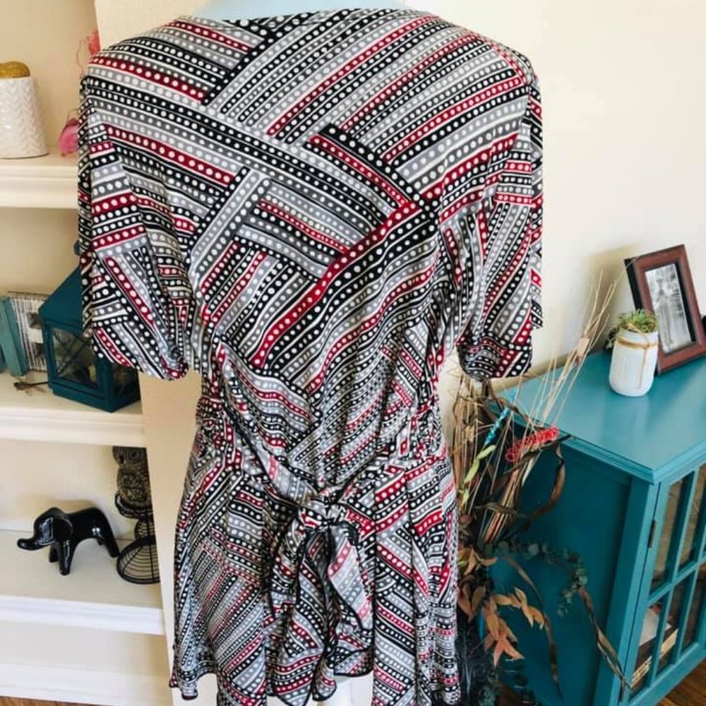 Lane Bryant wrap top blouse tie 18/20 - Picture 2 of 4